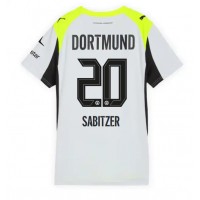 Dres Borussia Dortmund Marcel Sabitzer #20 Gostujuci za Žensko 2025-26 Kratak Rukav